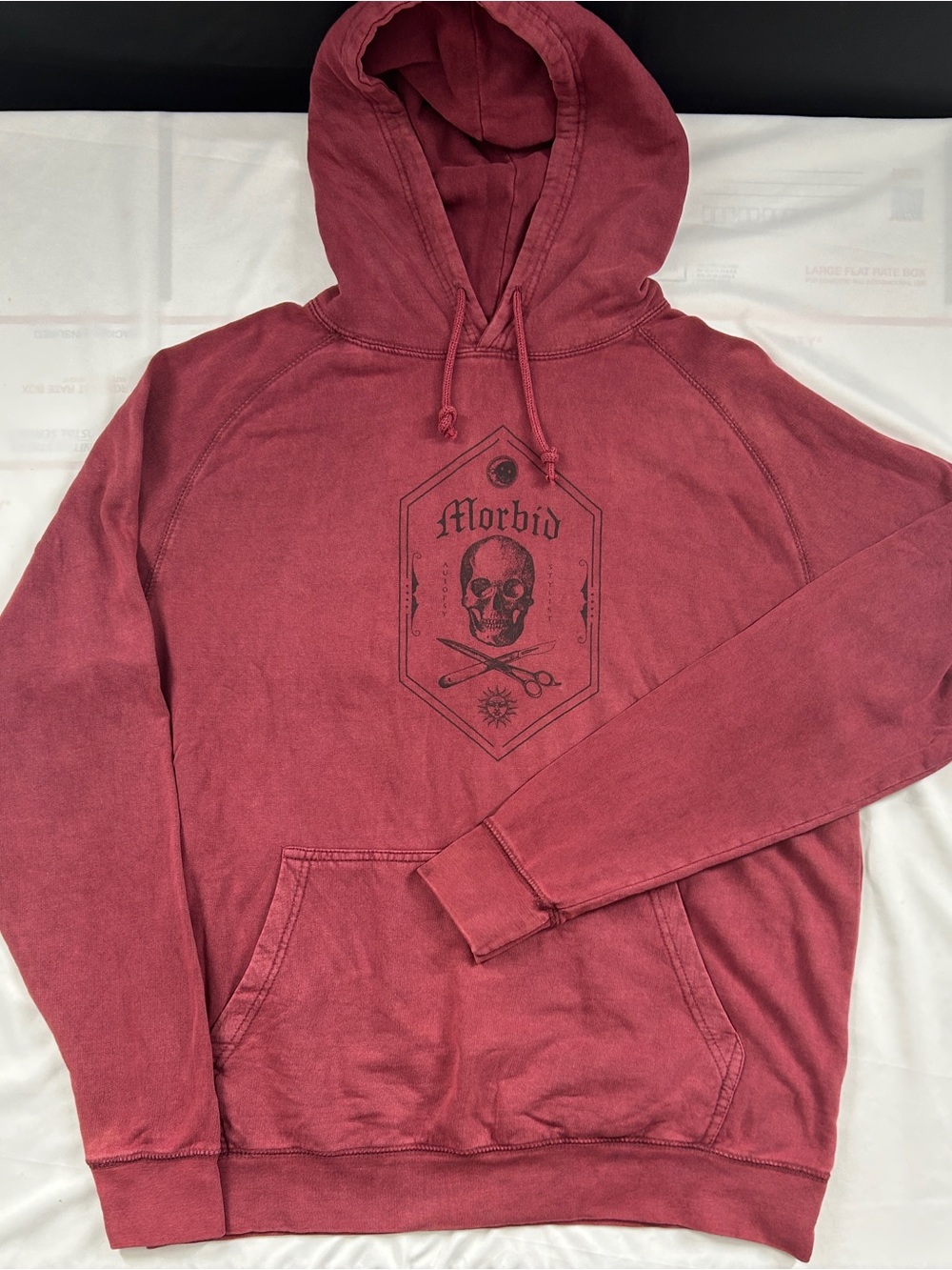 Morbid Podcast Autopsy Stylist Hoodie True Crime Merch Sz L